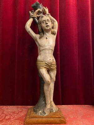 1 Baroque - Style St. Sebastian Sculpture