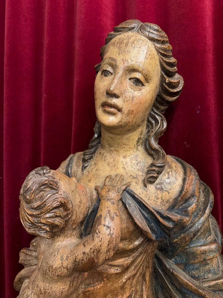 1 Baroque - Style Statue Madonna 