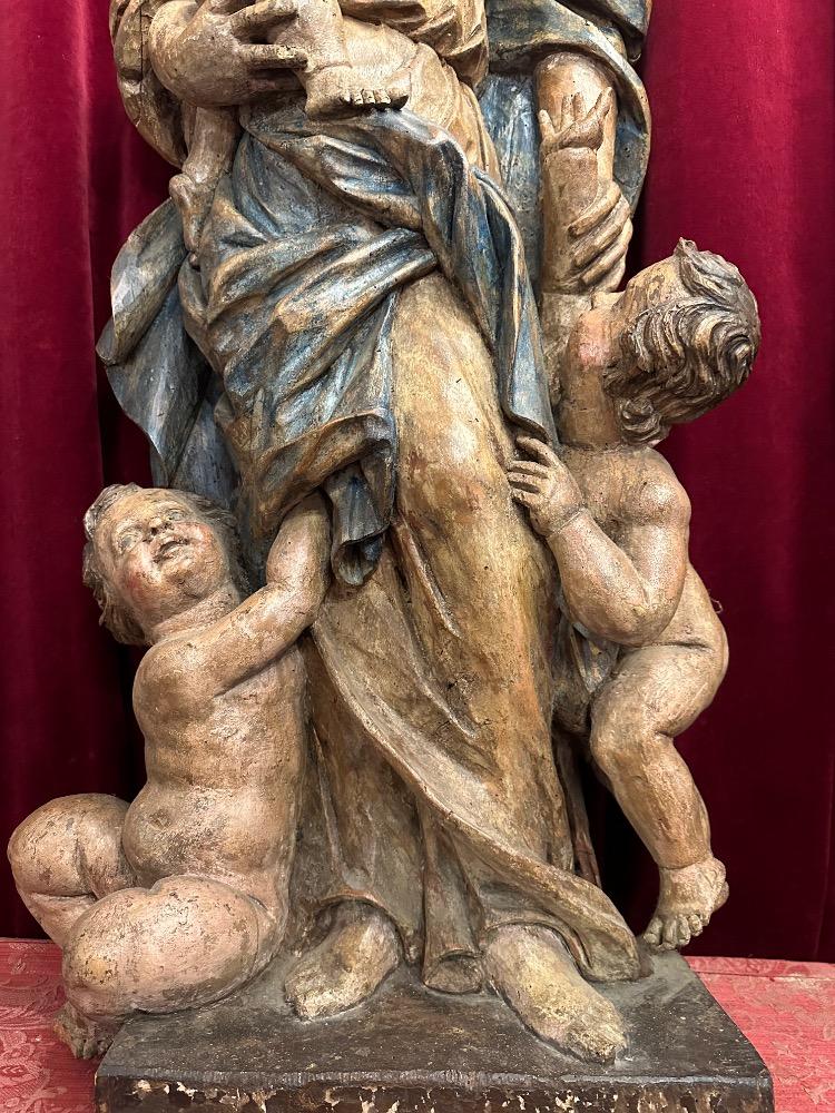 1 Baroque - Style Statue Madonna 