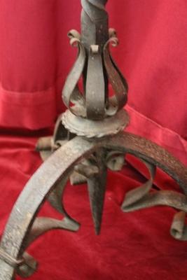 Bell en Hand forget - iron / Bronze Bell, 19th century