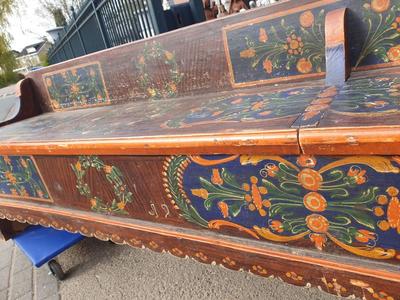 Bench  en Wood Polychrome,