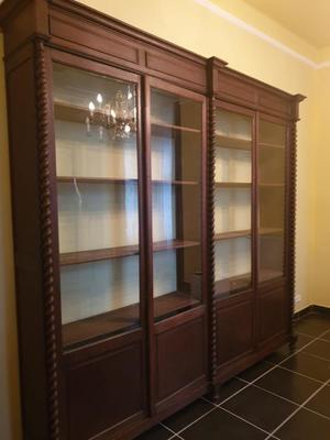 Bookcase  en Oak Wood / Glass, France 19th century