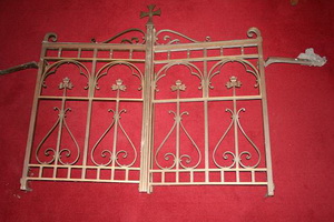 Bronze Gate en Bronze, Belgium 19th century