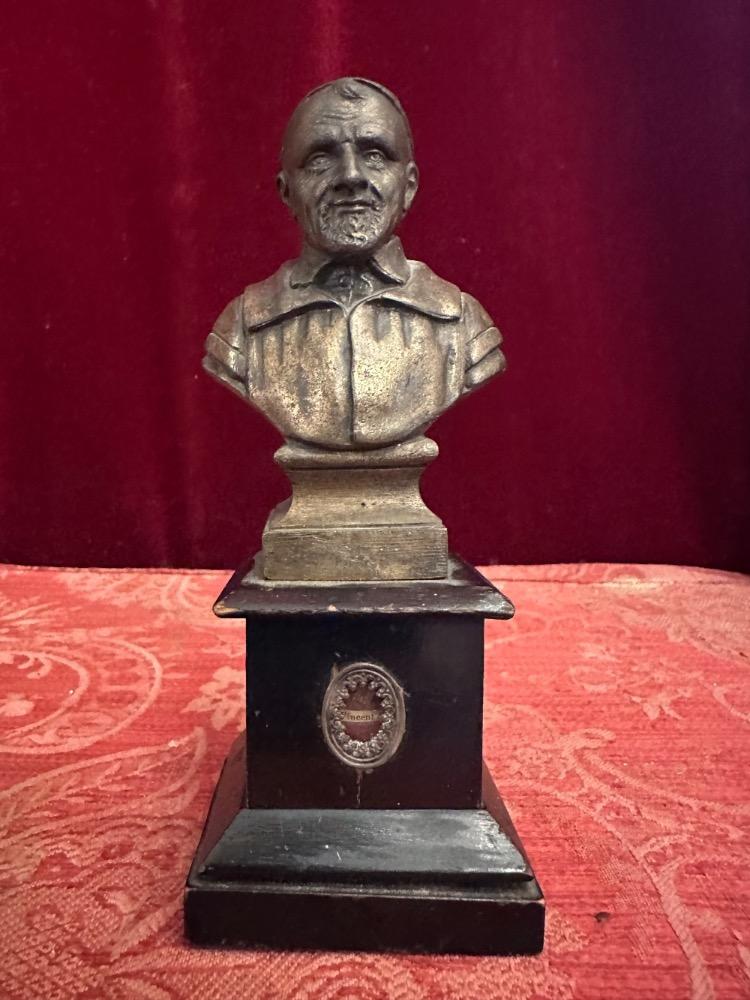 1  Buste - Reliquary Relic St. Vincentius A Paolo Twice Originally Sealed By Bouasse - Lebel, Paris 1865