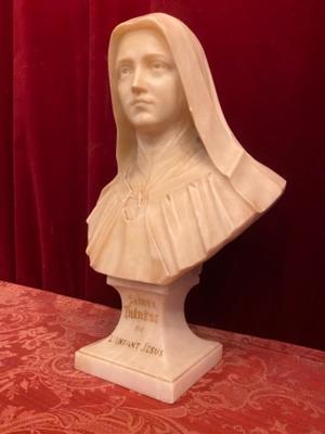 Buste St. Therese en Alabaster, Belgium  19th century