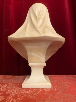 Buste St. Therese en Alabaster, Belgium  19th century