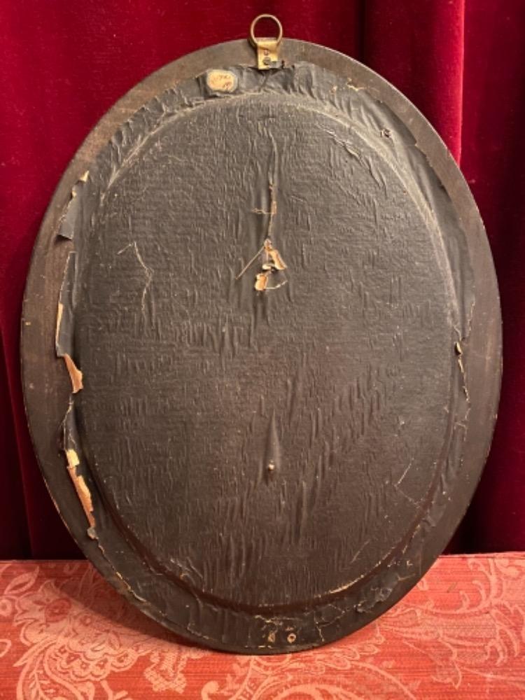 1  Carved Material Behind Glass Timber Frame