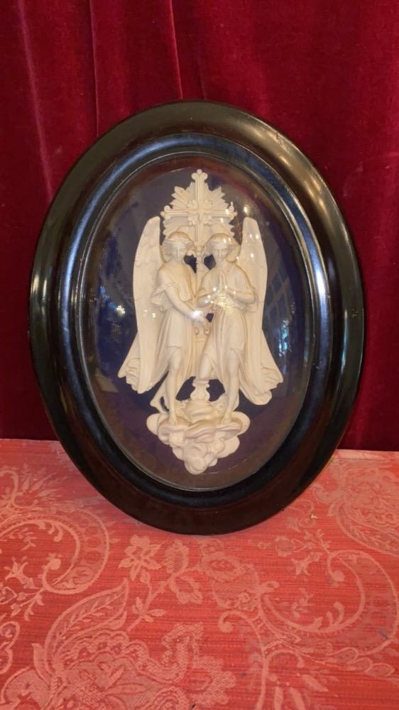 1  Carved Material Behind Glass Timber Frame