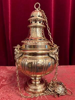 Censer  en Bronze / Polished and Varnished, Belgium  19 th century ( Anno 1840 )