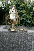 Censer en Brass, Dutch 20th century