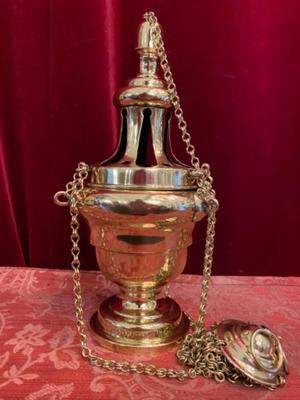 Censer  en Bronze / Polished and Varnished, Belgium 19 th century