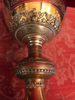 Chalice en full silver / Gilt, Belgium 19th century