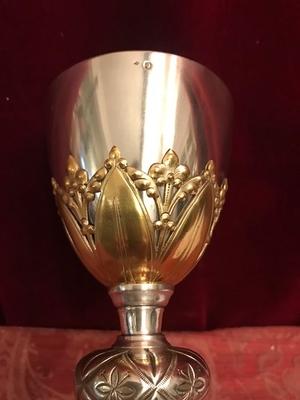 Chalice en full silver / Polished / Varnished, France 19th century