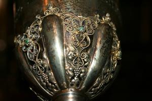 Chalice en silver, France 19th century