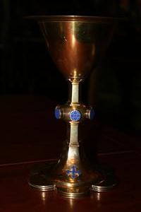 Chalice en Silver / Emaille, Dutch 19th century