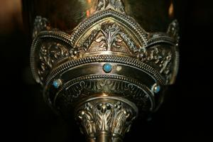 Chalice en silver, France 19th century