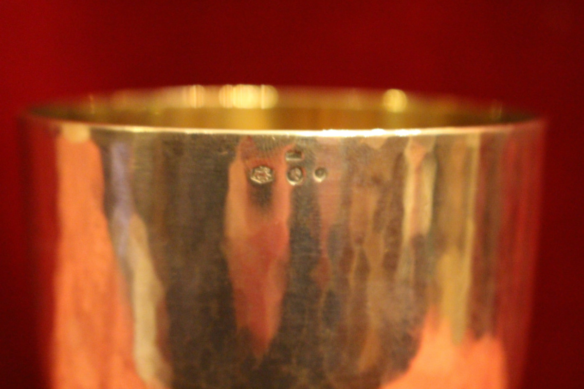 1  Chalice  Hand - Hammered / Full Silver / Ivory.