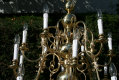 Chandelier en BRASS, DUTCH 19TH CENTURY