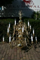 Chandelier en BRASS, DUTCH 19TH CENTURY