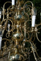 Chandelier en BRASS, DUTCH 19TH CENTURY