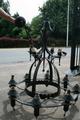 Chandelier en Hand - Forged Iron, Dutch 20th century