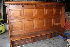 Choir Furniture en Oak wood, Dutch 19th century