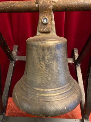 Church Bell  en Bronze, Belgium 19th century