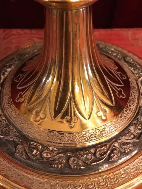 1  Ciborium Marked : Billaux Grosse Bruxelles