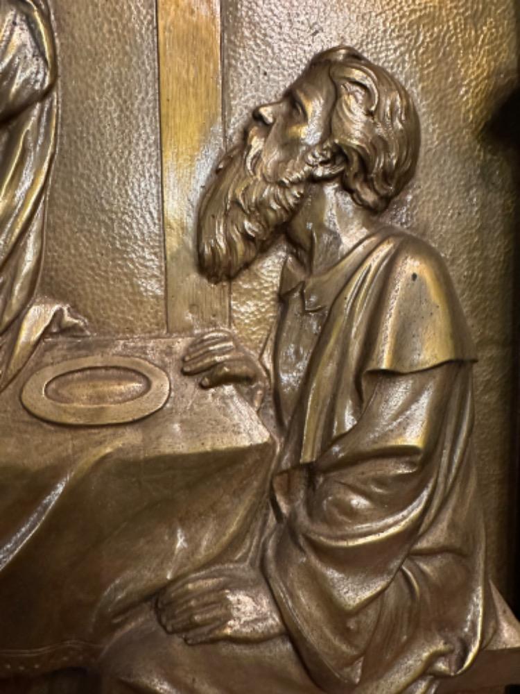 1 Classicistic High Quality Altar - Retable Supper In Emmaus