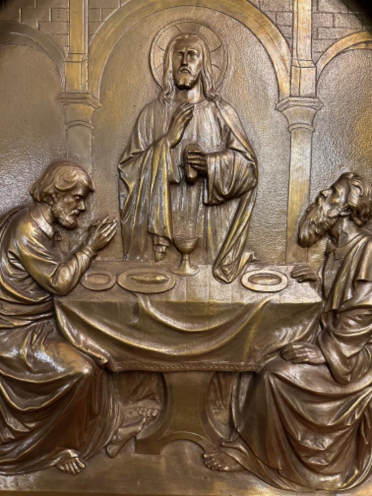 1 Classicistic High Quality Altar - Retable Supper In Emmaus