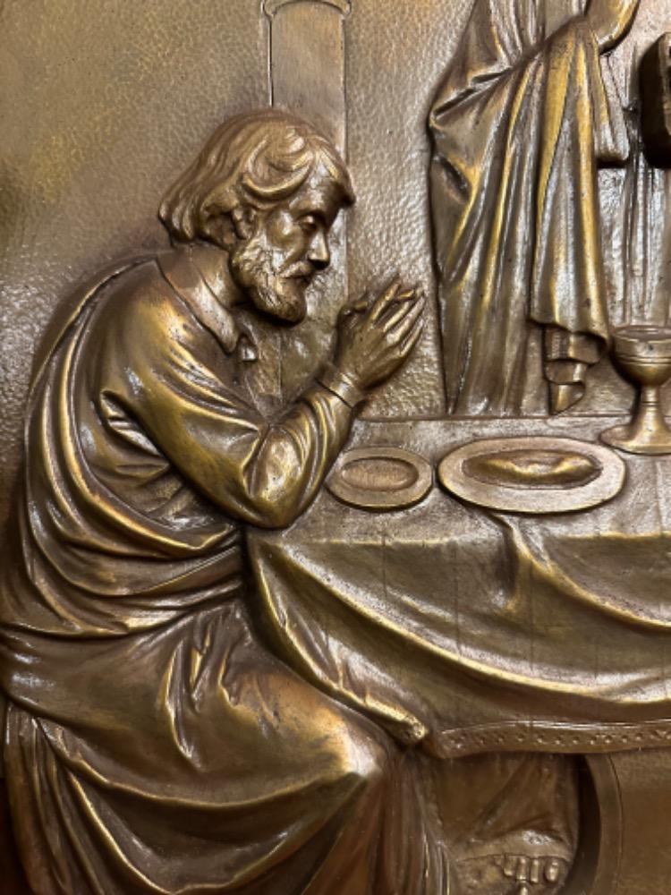 1 Classicistic High Quality Altar - Retable Supper In Emmaus