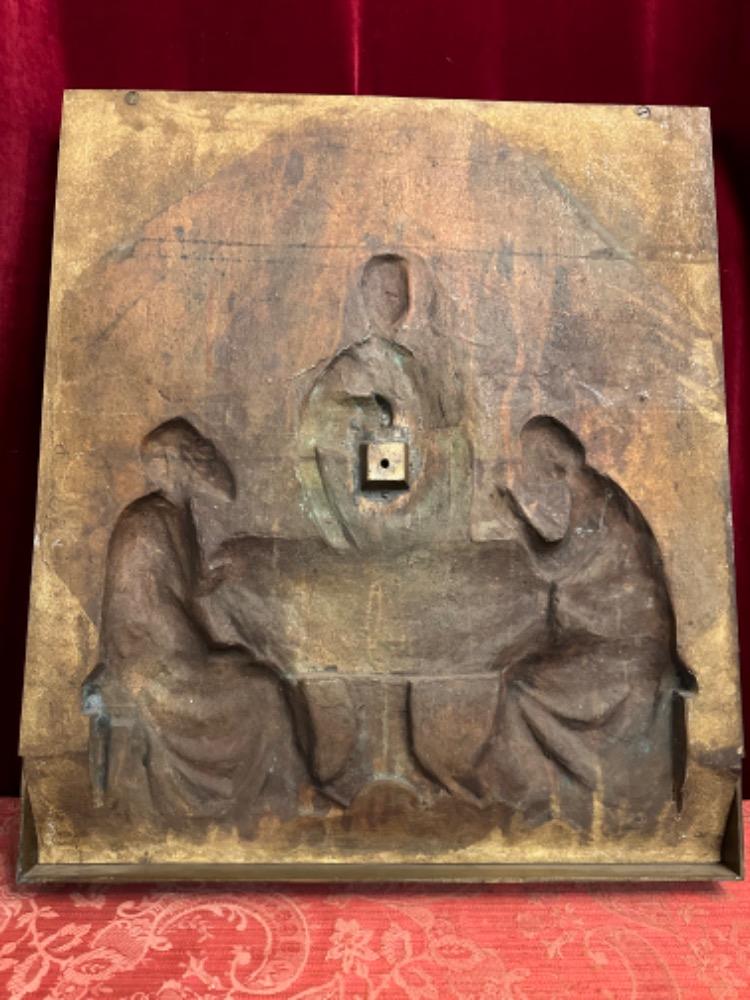 1 Classicistic High Quality Altar - Retable Supper In Emmaus