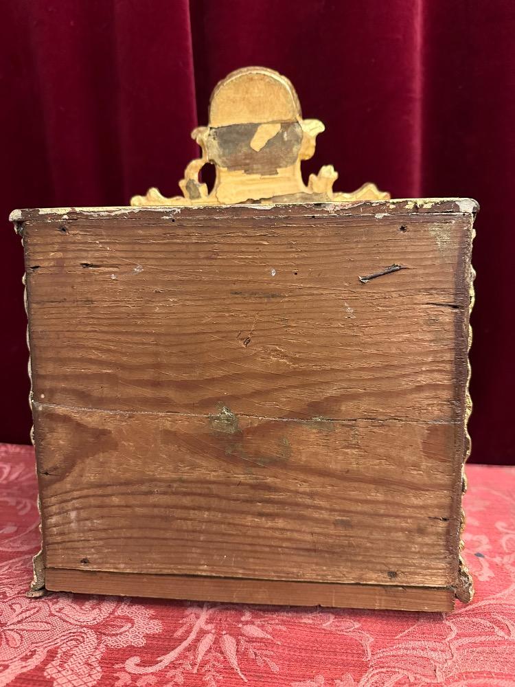 1 Classicistic Reliquary Containing Nail Touched To The True Cross & Ex Ossibus Relics