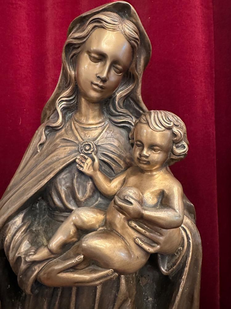 1 Classicistic St. Mary With Child Statue Suitable For Oudoor Use !