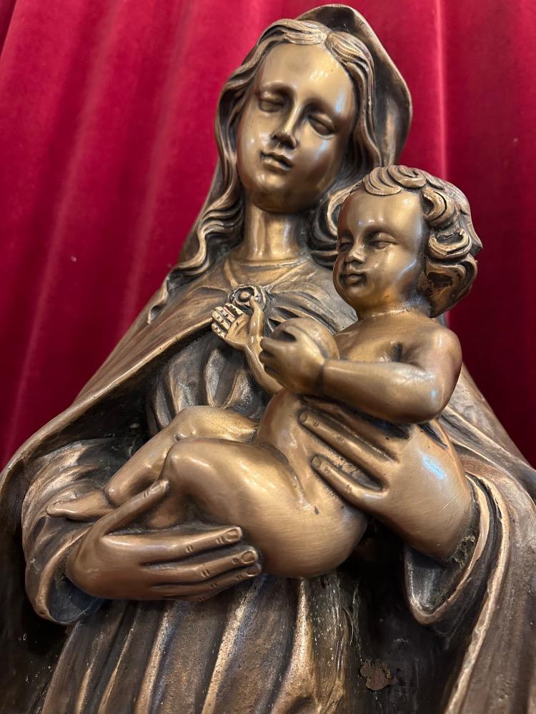 1 Classicistic St. Mary With Child Statue Suitable For Oudoor Use !
