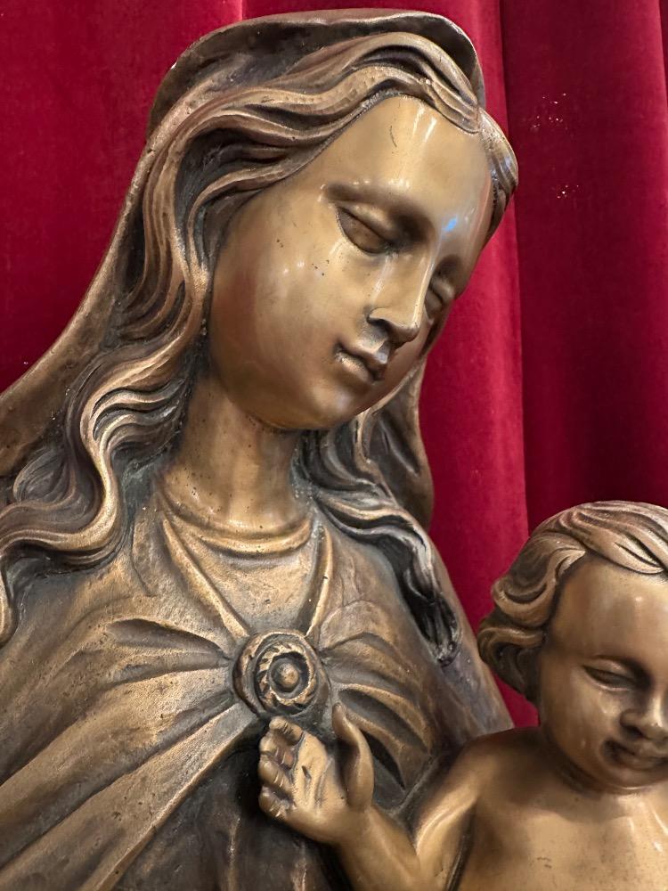 1 Classicistic St. Mary With Child Statue Suitable For Oudoor Use !