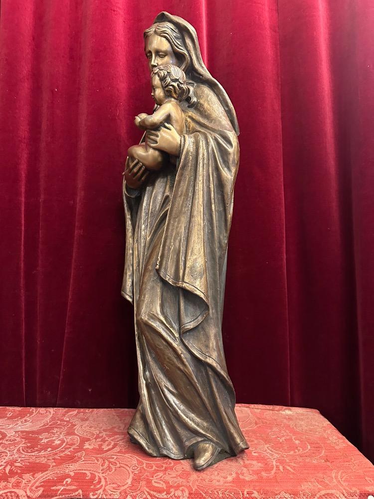 1 Classicistic St. Mary With Child Statue Suitable For Oudoor Use !