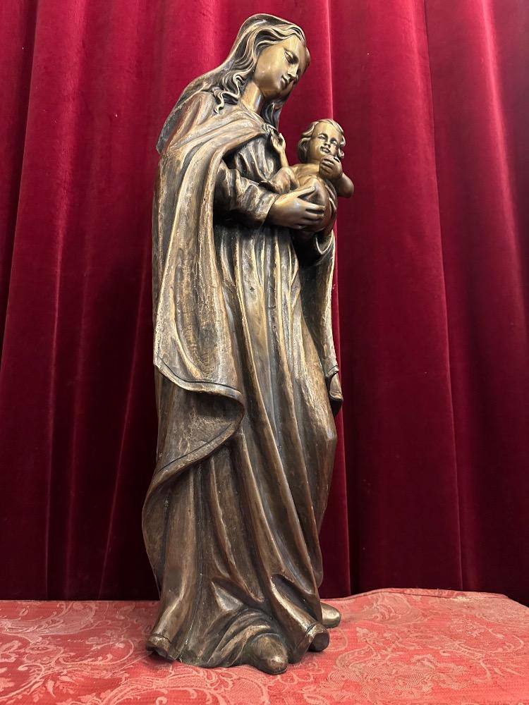 1 Classicistic St. Mary With Child Statue Suitable For Oudoor Use !
