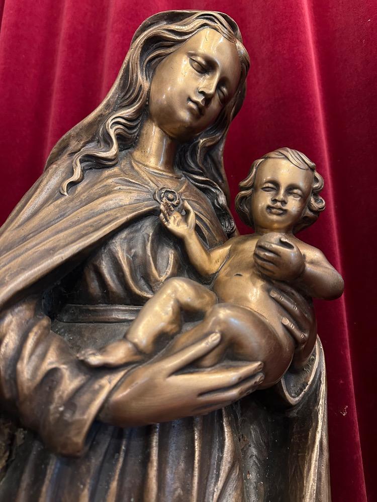 1 Classicistic St. Mary With Child Statue Suitable For Oudoor Use !