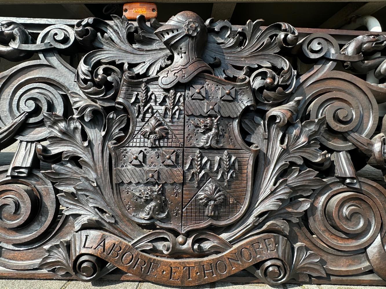 1 Classicistic Stunning Architectural Element / Supra Porte. Agricultural Features And Cornucopia.