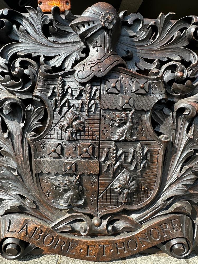 1 Classicistic Stunning Architectural Element / Supra Porte. Agricultural Features And Cornucopia.