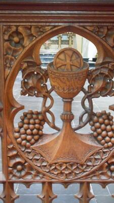 Communion Rail  en Oak wood, 19 th century