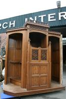 Confessional en WOOD OAK, Belgium 19th century