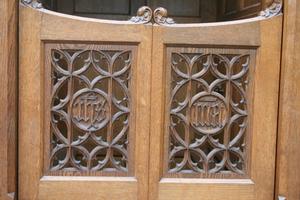 Confessional en WOOD OAK, Belgium 19th century