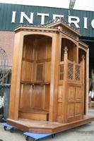 Confessional en WOOD OAK, Belgium 19th century