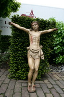 Corpus Christi en hand-carved wood , Dutch 19th century ( anno 1855 )