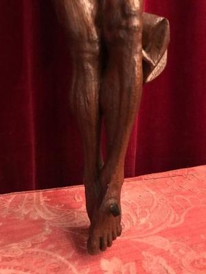 Corpus Christi en hand-carved wood Oak, Dutch 19th century