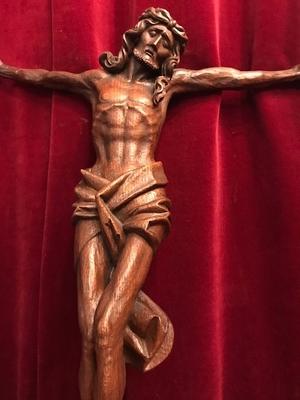 Corpus Christi en hand-carved wood Oak, Dutch 19th century