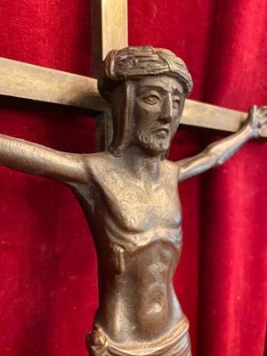 Corpus - Cross  en Bronze , Germany 20th Century