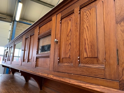 Credens Cabinet  en Pine wood, Belgium 20th century ( 1910 )